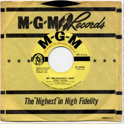 Tommy Edwards My Melancholy Baby / It's Only The Good Times USED VINYL 7INCH SINGLE 45 RPM