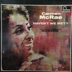 Carmen McRae Haven't We Met? Vinyl LP USED