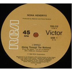 Nona Hendryx I Sweat (Going Through The Motions) USED VINYL 12INCH 45 RPM