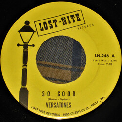 The Versatones (4) So Good / One Question USED VINYL 7INCH 45 RPM REISSUE