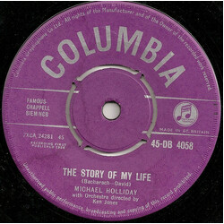 Michael Holliday The Story Of My Life USED VINYL 7INCH 45 RPM