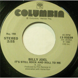 Billy Joel It's Still Rock And Roll To Me / Don't Ask Me Why USED VINYL 7INCH 45 RPM SINGLE REISSUE STYRENE