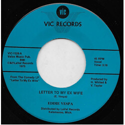 Eddie Vespa Letter To My Ex Wife / I Used To Work In Chicago USED VINYL 7INCH 45 RPM