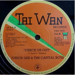 Junior Gee / The Capital Boys Check Us Out / The Break USED VINYL 12INCH 45 RPM