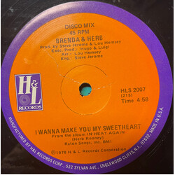 Brenda & Herb I Who Have Nothing USED VINYL 12INCH SINGLE