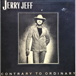 Jerry Jeff Walker Contrary To Ordinary Vinyl LP USED
