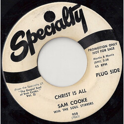 Sam Cooke Christ Is All / Just Another Day USED VINYL 7INCH 45 RPM SINGLE PROMO