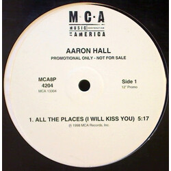 Aaron Hall All The Places (I Will Kiss You) / Move It Girl Vinyl 12" USED