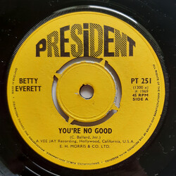 Betty Everett You're No Good USED VINYL 7INCH 45 RPM SINGLE
