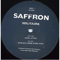 Saffron Solitaire USED VINYL 12INCH 45 RPM