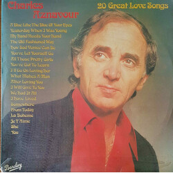 Charles Aznavour 20 Great Love Songs Vinyl LP USED
