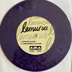 Lemuria (3) Varoom Allure USED VINYL 7INCH 45 RPM SINGLE SIDED ETCHED