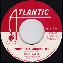 Percy Sledge You're All Around Me / Self Preservation USED VINYL 7INCH 45 RPM PROMO
