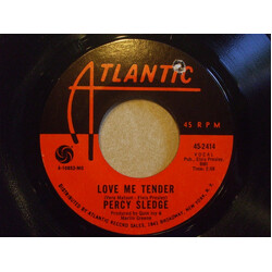 Percy Sledge Love Me Tender / What Am I Living For USED VINYL 7INCH 45 RPM SINGLE STYRENE