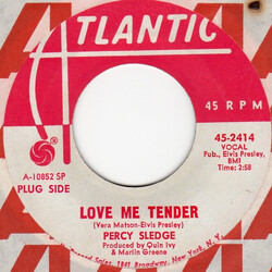 Percy Sledge Love Me Tender / What Am I Living For VINYL 7" USED
