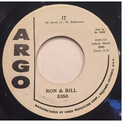 Ron & Bill It / Don't Say Bye-Bye USED VINYL 7INCH 45 RPM PROMO