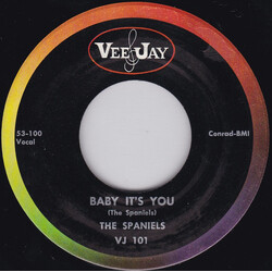 The Spaniels Baby It's You / Bounce USED VINYL 7INCH 45 RPM REISSUE
