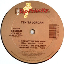 Tenita Jordan You Got Me Dreamin' USED VINYL 12INCH 33 S RPM