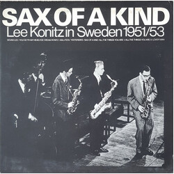 Lee Konitz Sax Of A Kind - Lee Konitz In Sweden 1951/53 Vinyl LP USED