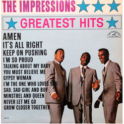 The Impressions Greatest Hits Vinyl LP USED