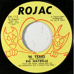 Big Maybelle 96 Tears USED VINYL 7INCH 45 RPM SINGLE STYRENE