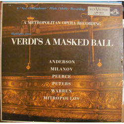Giuseppe Verdi / Zinka Milanov / Roberta Peters / Marian Anderson / Jan Peerce / Leonard Warren / Dimitri Mitropoulos / The Metropolitan Opera House O