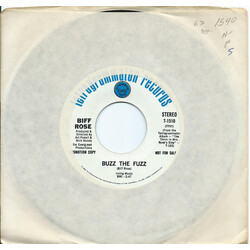 Biff Rose Buzz The Fuzz USED VINYL 7INCH 45 RPM SINGLE PROMO