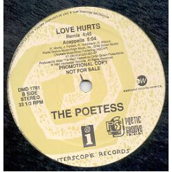 The Poetess Love Hurts VINYL 12" USED