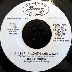Billy Young (2) A Year, A Month And A Day / Let Them Talk USED VINYL 7INCH 45 RPM SINGLE PROMO