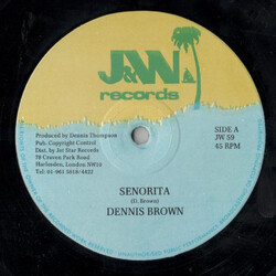 Dennis Brown Senorita / Money In My Pocket USED VINYL 12INCH 45 RPM