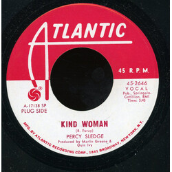 Percy Sledge Kind Woman USED VINYL 7INCH 45 RPM PROMO