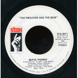 Rufus Thomas The Preacher And The Bear USED VINYL 7INCH 45 RPM PROMO