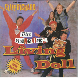 Comic Relief / Cliff Richard / The Young Ones / Hank Marvin Living Doll USED VINYL 7INCH 45 RPM SINGLE