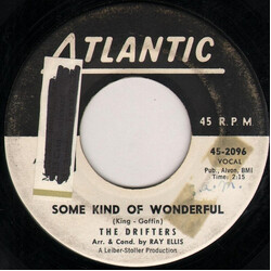 The Drifters Some Kind Of Wonderful / Honey Bee USED VINYL 7INCH 45 RPM SINGLE MISPRINT PROMO