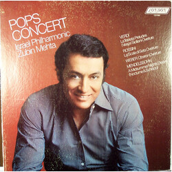 Israel Philharmonic Orchestra / Zubin Mehta Pops Concert Vinyl LP USED