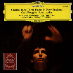 Charles Ives / Carl Ruggles / Boston Symphony Orchestra / Michael Tilson Thomas Three Places In New England / Sun-treader Vinyl LP USED
