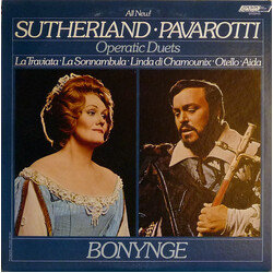 Joan Sutherland / Luciano Pavarotti / Richard Bonynge Sutherland Pavarotti Operatic Duets Vinyl LP USED