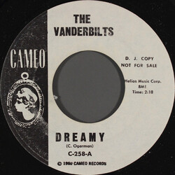 The Vanderbilts Dreamy USED VINYL 7INCH 45 RPM PROMO
