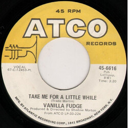 Vanilla Fudge Take Me For A Little While / Thoughts USED VINYL 7INCH 45 RPM SINGLE