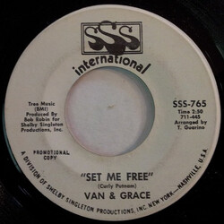 Van & Grace Set Me Free USED VINYL 7INCH 45 RPM SINGLE PROMO