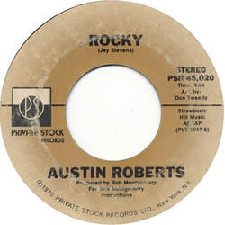 Austin Roberts Rocky Vinyl 7" USED