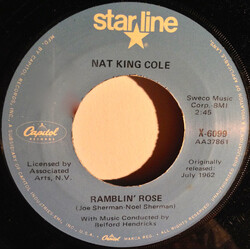 Nat King Cole Ramblin' Rose / The Good Times USED VINYL 7INCH 45 RPM SINGLE REISSUE
