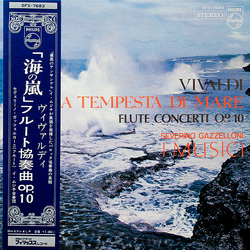 Antonio Vivaldi / I Musici / Severino Gazzelloni La Tempesta Di Mare, Flute Concerti Op. 10 Vinyl LP USED