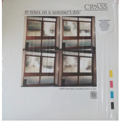 Crass 10 Notes On A Summer's Day USED VINYL 12INCH 45 RPM SINGLE REISSUE REMASTERED STEREO