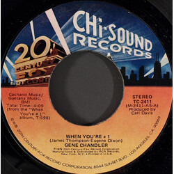 Gene Chandler When You're #1 USED VINYL 7INCH 45 RPM SINGLE STYRENE STEREO
