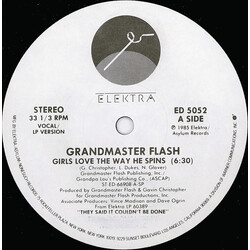 Grandmaster Flash Girls Love The Way He Spins VINYL 12" USED