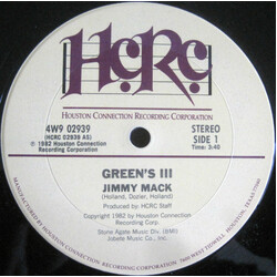 Greens III Jimmy Mack VINYL 12" USED