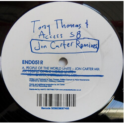 Tony Thomas / Access 58 People Of The World Unite (Jon Carter Remixes) USED VINYL 12INCH