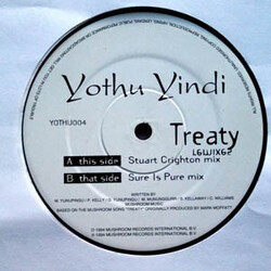 Yothu Yindi Treaty Remixes USED VINYL 12INCH