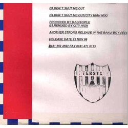 DJ Disciple The Banji Boy EP Revisited USED VINYL 12INCH EP 33 S RPM WHITE LABEL